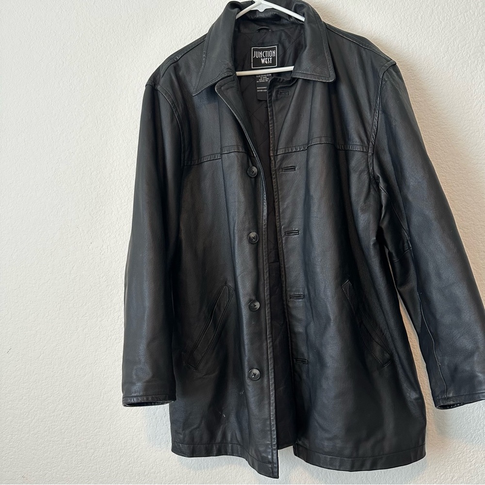 Black Leather Jacket for Men